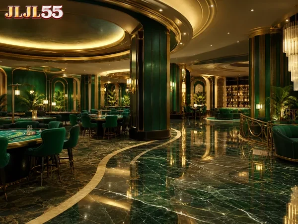 JLJL55 game lobby on desktop with slots, fishing, and live casino tabs